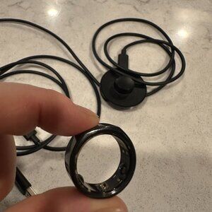 Oura Ring Gen 3 – Size 10, Black Finish -/ Oura Gen3 Heritage Black US10